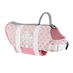 doggie life jacket in pink
