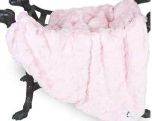 Bella Dog Blankets in Baby Pink