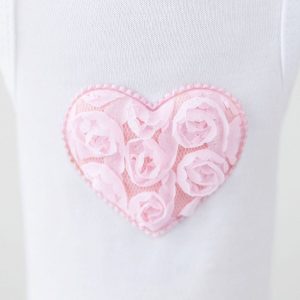 pink puff heart dress