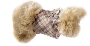 Scotty Plaid Fur Coat