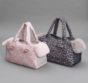 liberty tote bag in 2 colors navy or pink