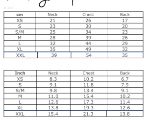 Bricloage Top by Louisdog Size Chart