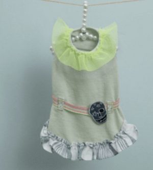 Wappan Dog Dress Couture in Mint