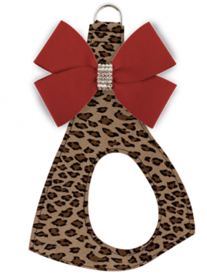 nouveau jungle bow step in dog harness
