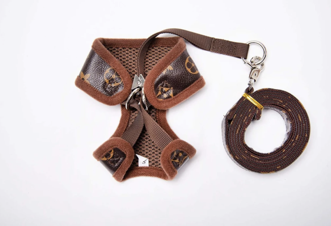 LV harness & leash set