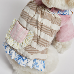 diamond quilted dog dress