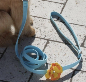darla flower dog leash