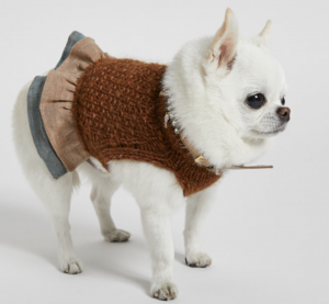 Delfi Crop Knitted Dog Dress