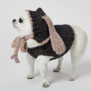 Delfi Crop Knitted Dog Sweater
