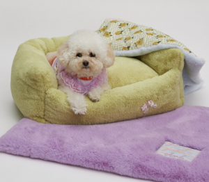 twinkle fur boom dog bed