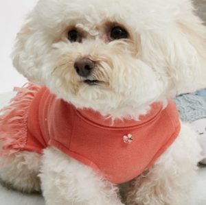 bubble gum sleeveless dog t-shirt