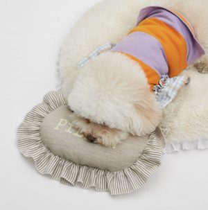 slow living dog pillow