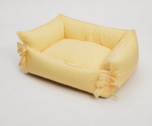 zingy yellow boom dog bed
