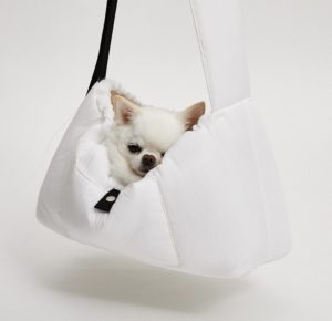 le blanc shoulder dog bag