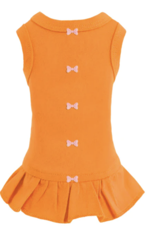 Candy Dog Dress in Orange