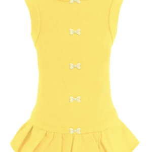 Candy Dog Dress in Yellow