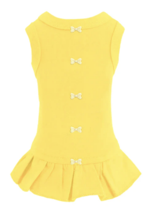 Candy Dog Dress in Yellow
