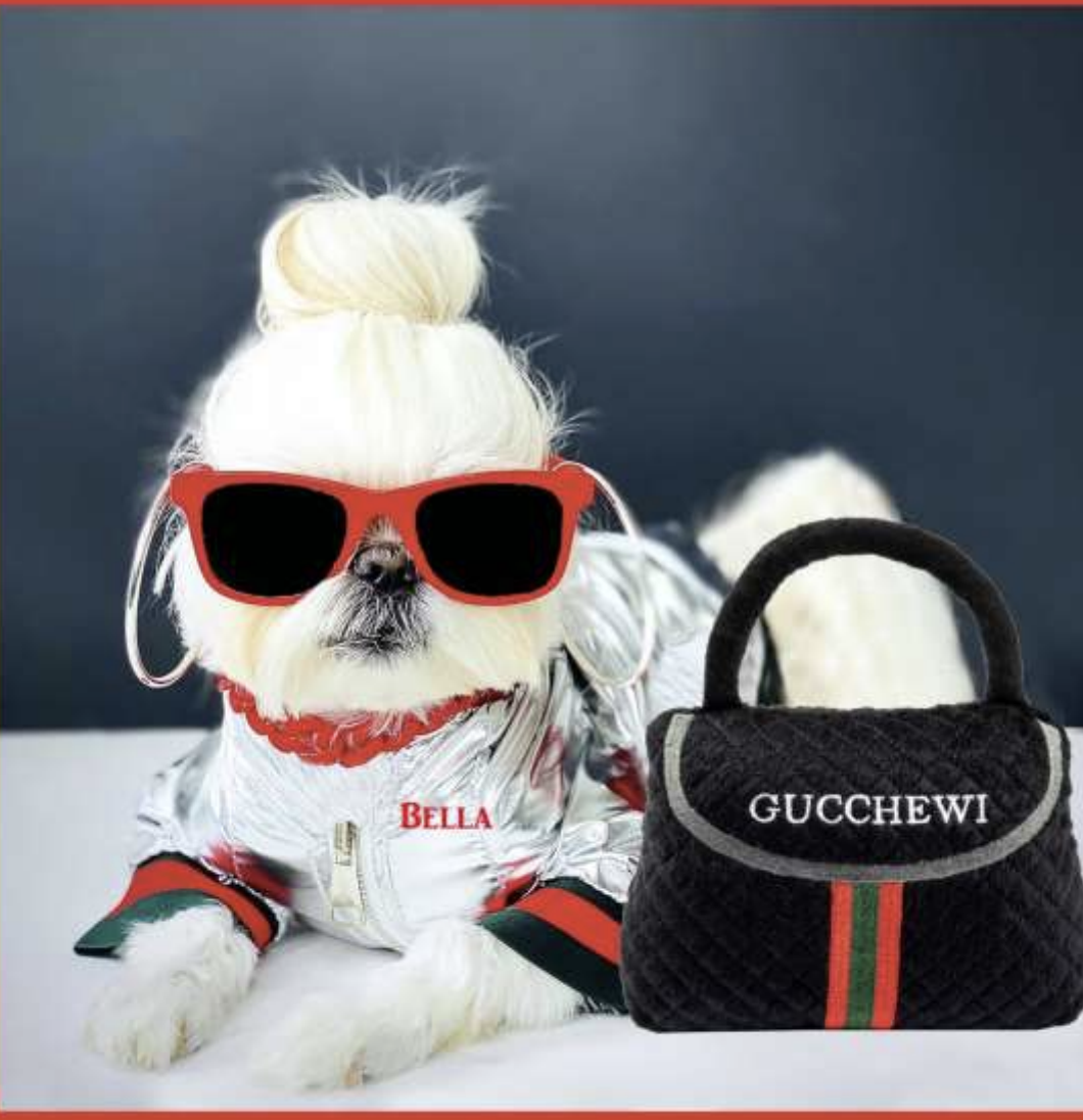 Hairmes Purse Dog Toy at Glamour Mutt