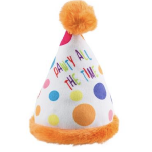 Happy Birthday Party Hat Dog Toy