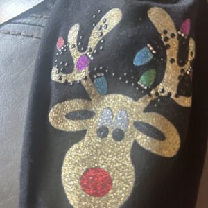 Reindeer with Lights Tank Top in black xsmall