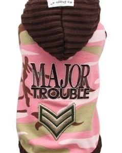 Pink Major Trouble Hoodie