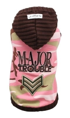 Pink Major Trouble Hoodie