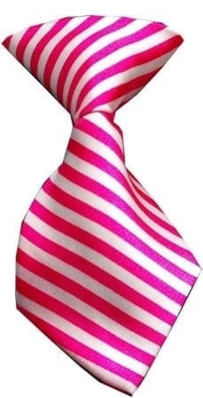 Pink Striped Neck Tie