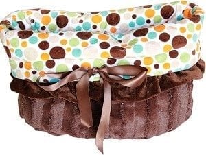 Fall Party Dots Reversible Snuggle Bugs Pet Bed