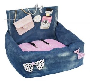 Pink Koko Chewnel Flap Bag Driving Kit and Bed